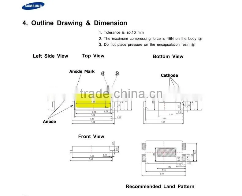 60leds per meter samsung SMD5630 LED flexible strip light by mufue