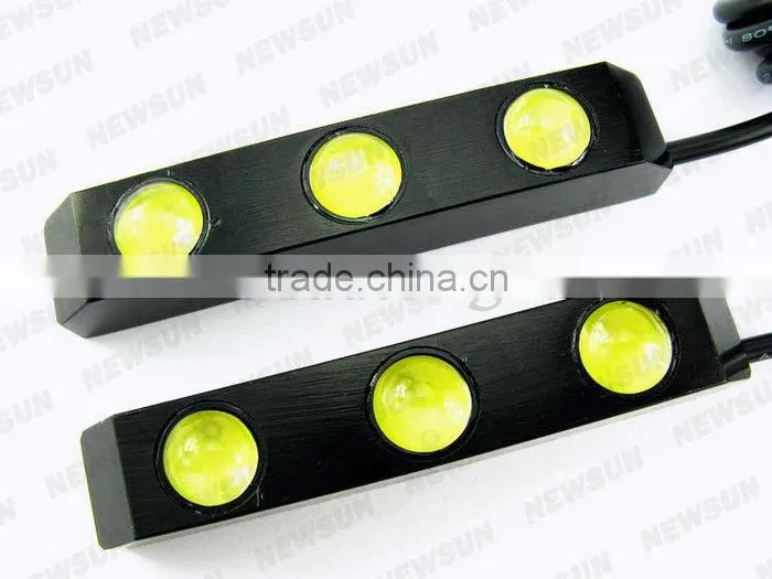 Top quality eagle eyes 12V headlight led daytime running lights 7000K high bright led eagle eyes for all cars