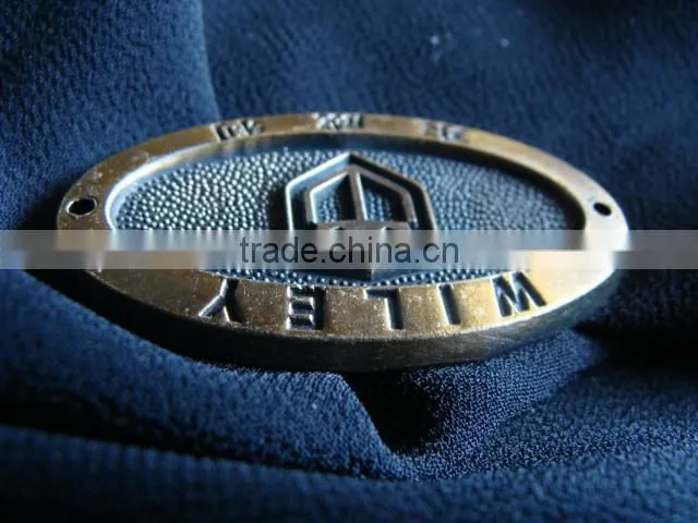 High quality custom metal brand logo