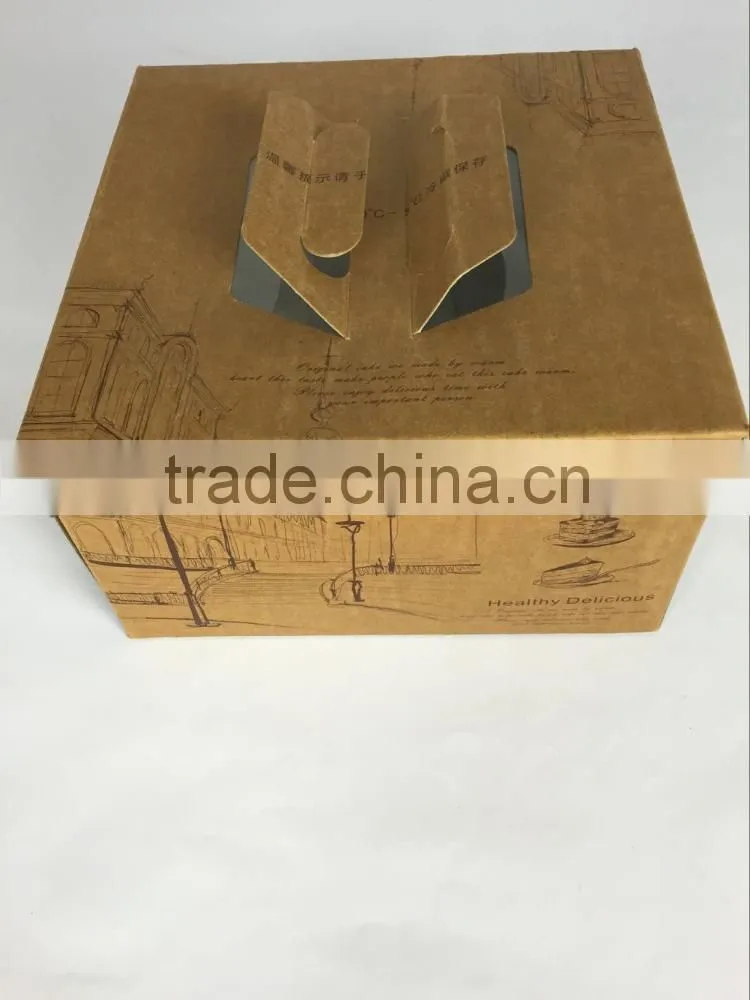 Wholesale Custom Printed Kraft Paper Food Packing Box,Recycle Brown Kraft Food Box