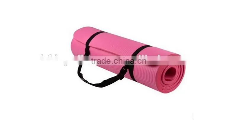 Unique yoga mats with carry strap