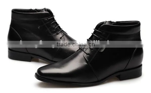 Men Boots /black leather european mens boots/high ankle boots for men