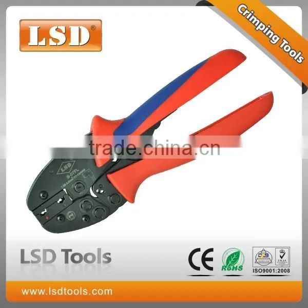 CE ROHS experience production 10years LSDgood qutails pliers for flag female insulating joint S-07FL ratchet hand crimping tools