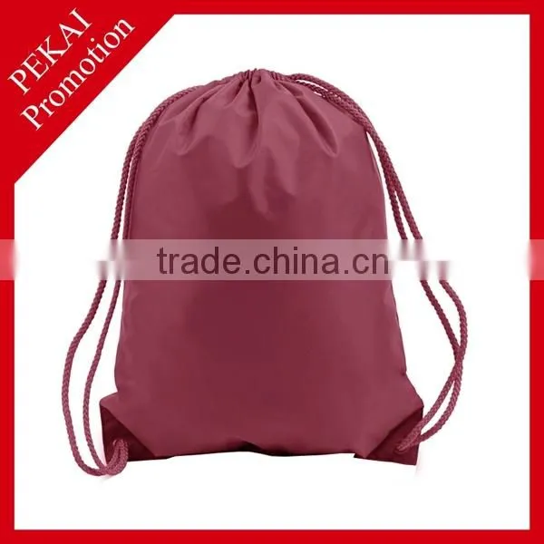 Newly Cheapest Best Selling Plastic Drawstring Backpack Bag For Christmas Gifts With Logo