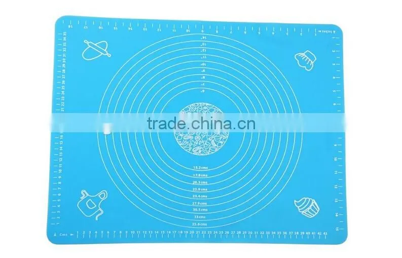 Non Stick Large Silicone Baking Mat for Pastry Rolling with Measurements
