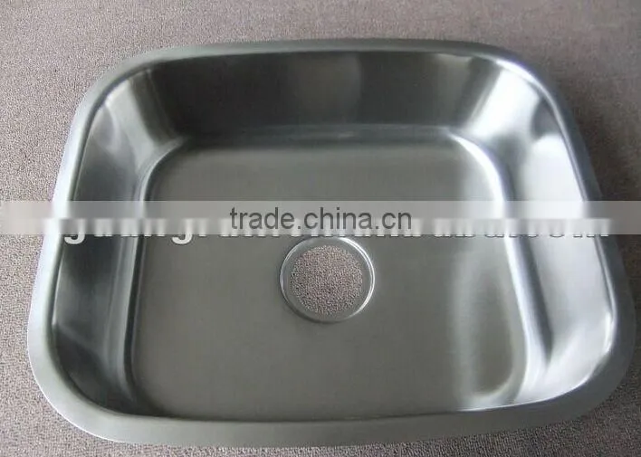 Single Bowl Stainless Steel Hand Made Kitchen Sink GR-A04