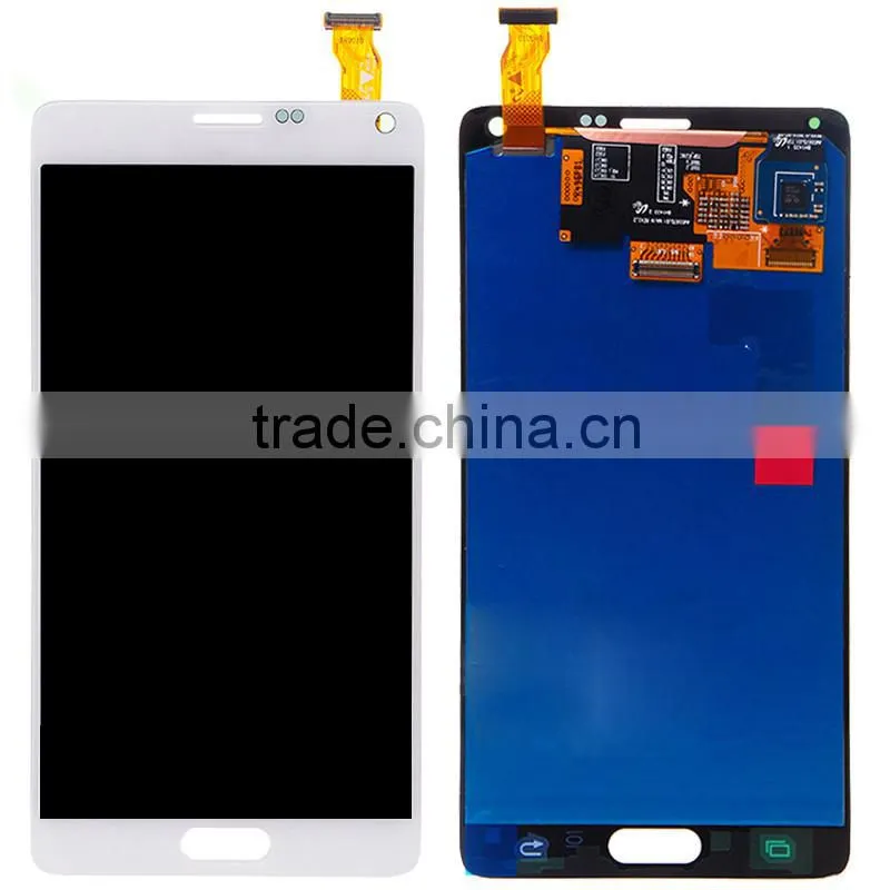 white 100% original replacement lcd for samsung galaxy note 4 lcd screen digitizer