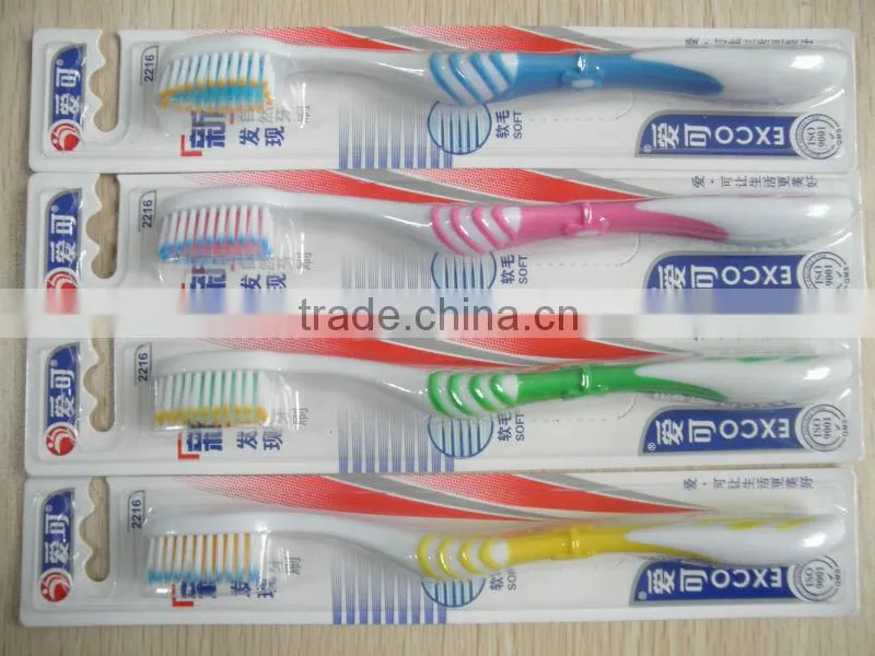 2016Hot selling toothbrush Best selling adult toothbrush
