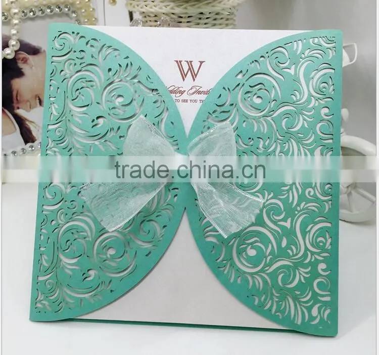 Wholesale Luxury Handmade Decoration Greeting Wedding Invitation Cards
