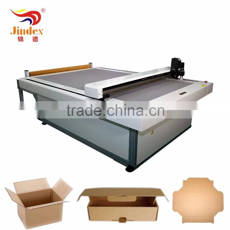 CNC Oscillating Knife cat card board Cutting Machine