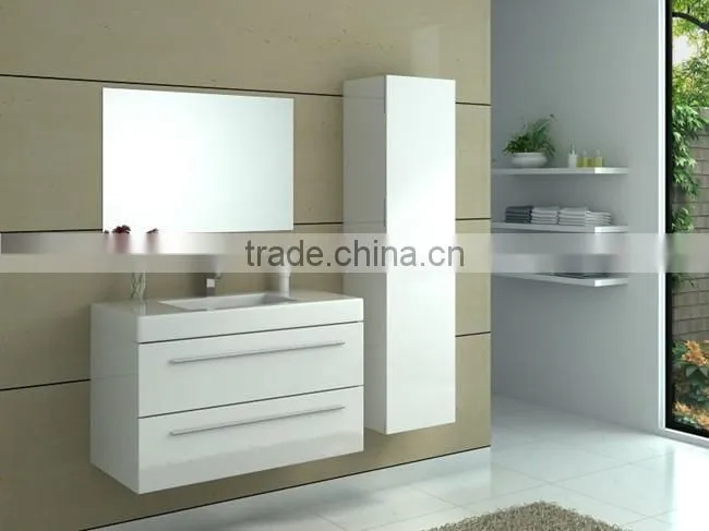 Modern l shaped tona bathroom vanity