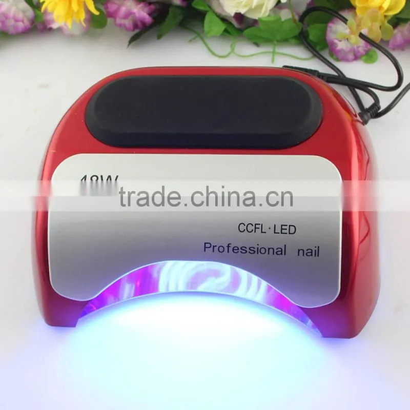 48w nail light finger uv led gel lamp nail dryer uv lamp nail ccfl