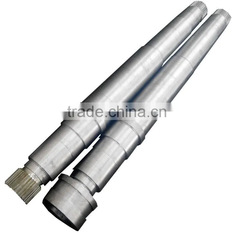 Main forged steel shaft for gear