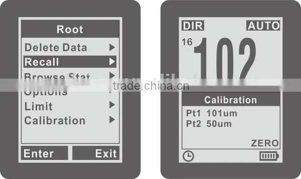 EC-770F,0~1300um; 0 to 51.2mils coating thickness gauge