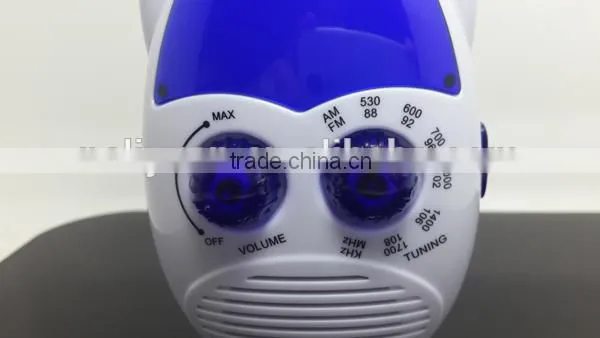 Hot selling with hook and mirror waterproof radio
