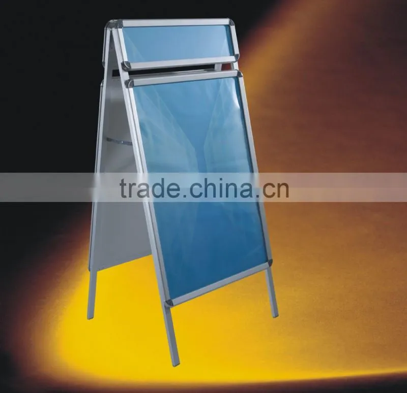 Double side poster frame stand ,A - board stand with fore head