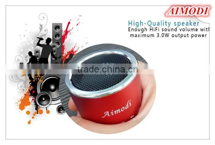 Multic-function mini speaker, Moblie mini speaker support FM function with induction function MN-02