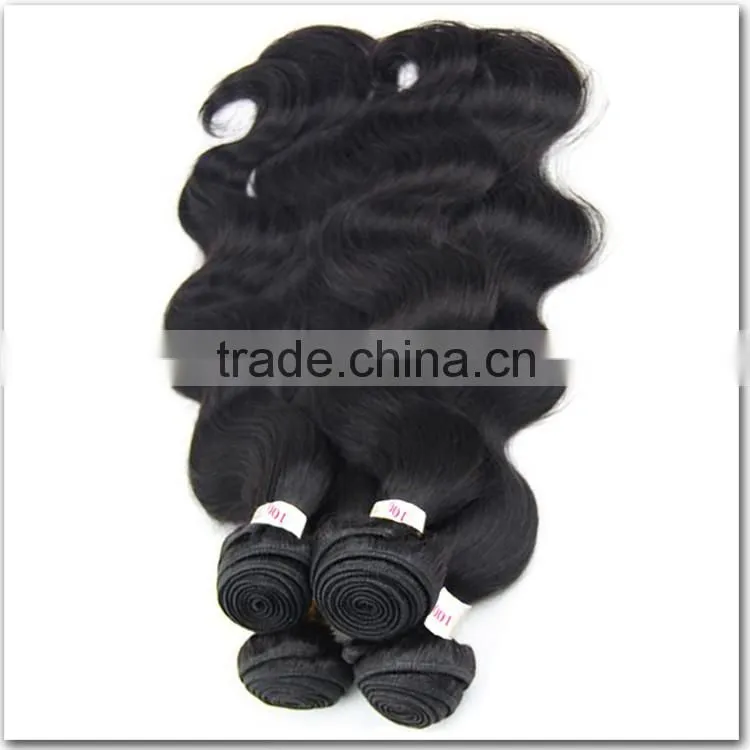 100 human hair russian virgin hair body wave, human hair weaving