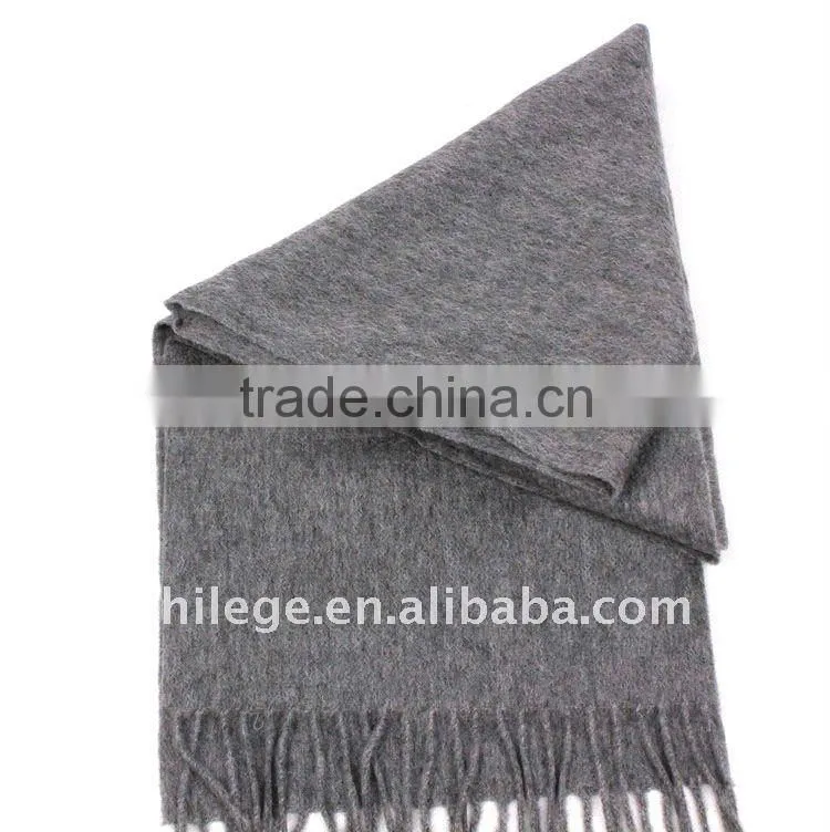 Man's Wool and Cashmere Plain solid Scarfs