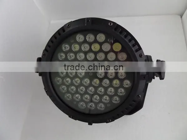 RGBW led par can outdoor 54*3w led par light | dj/stage lighting equipment