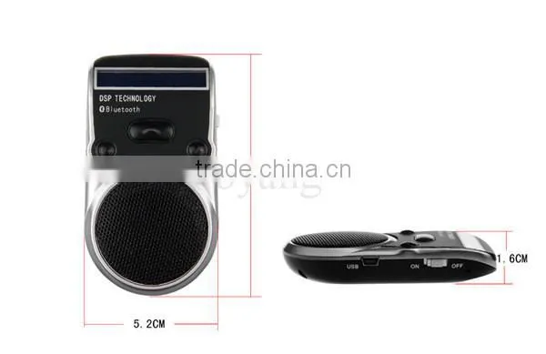 G3 Solar Power Bluetooth Handsfree Car Kit with LCD Screen and Clip