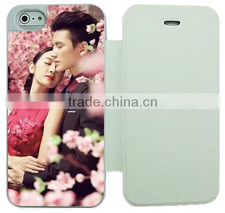 Printable sublimation heat transfer Flip mobile case for Iphone5C