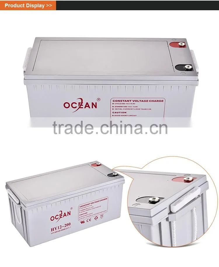 12V reliable quality made in china 200ah unique battery inverter