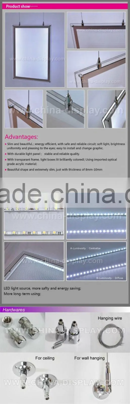 Expo popular acrylic advertising led screen display with scrolling letters