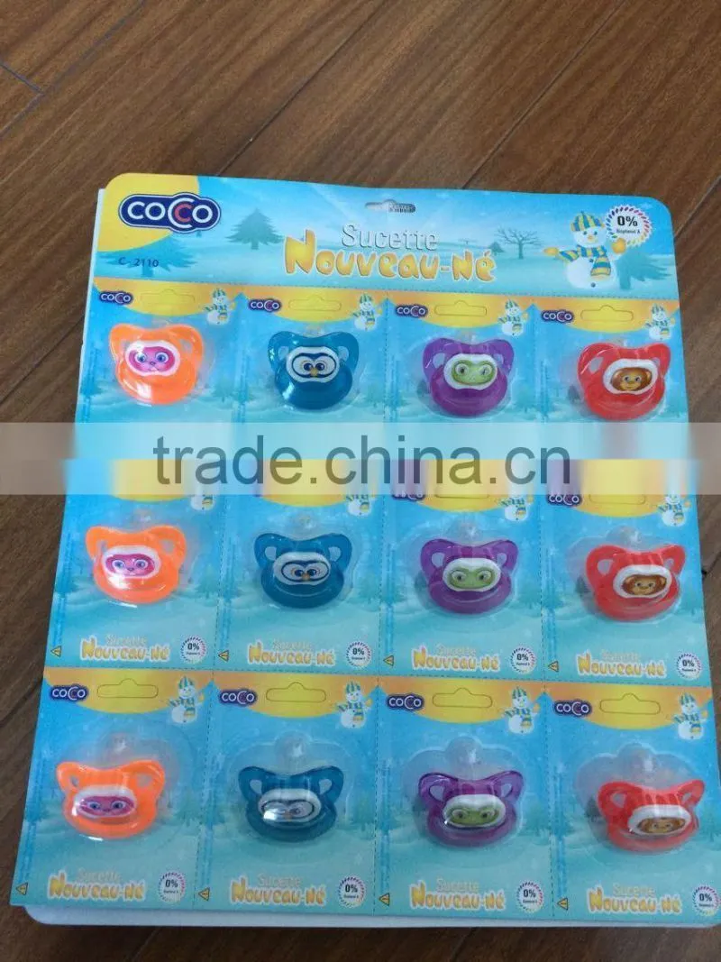 Anaimal face printed Baby pacifier