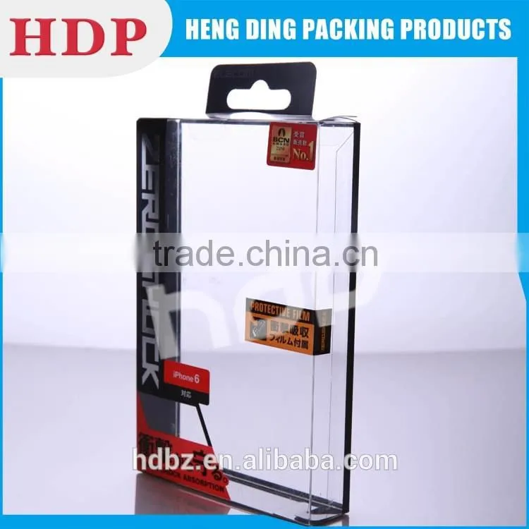 soft crease plastic packaging box pvc box
