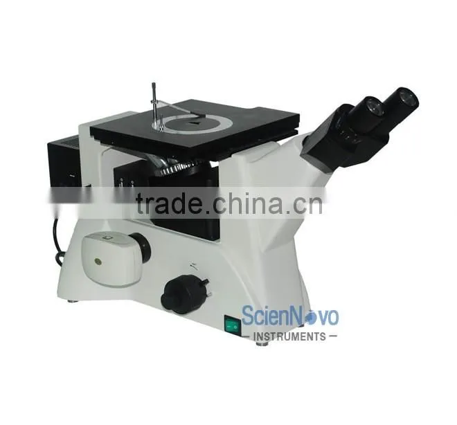 Scienovo XJL-20 2016 New Arrival China High quality inverted metallurgical microscope 6V 30W halogen lamp