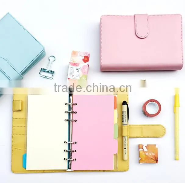 a4 leather planner with ring binder