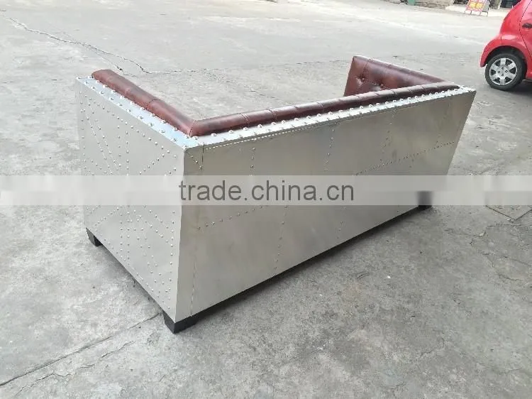 Aluminium Sheet 3 seater sofa