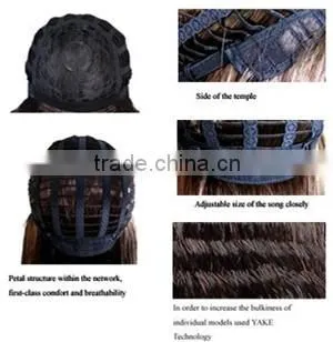 Blonde long full lace wig, curly synthetic hair wigs wholesale suppliers