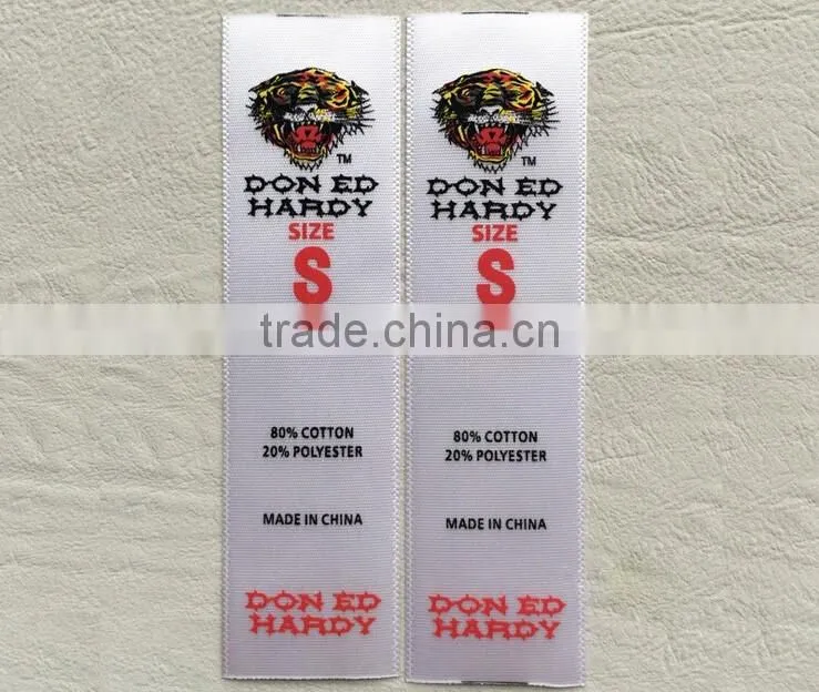 Baby suits printed clothing label