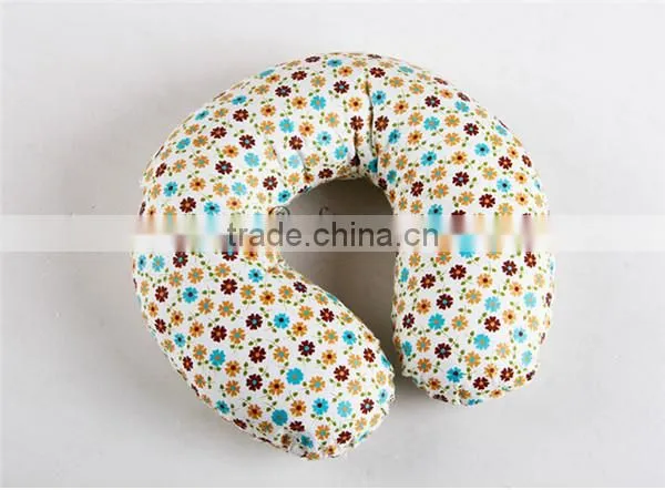 hot sell fashion 100% cotton u shape pillow / neck pillow/neck pillow case