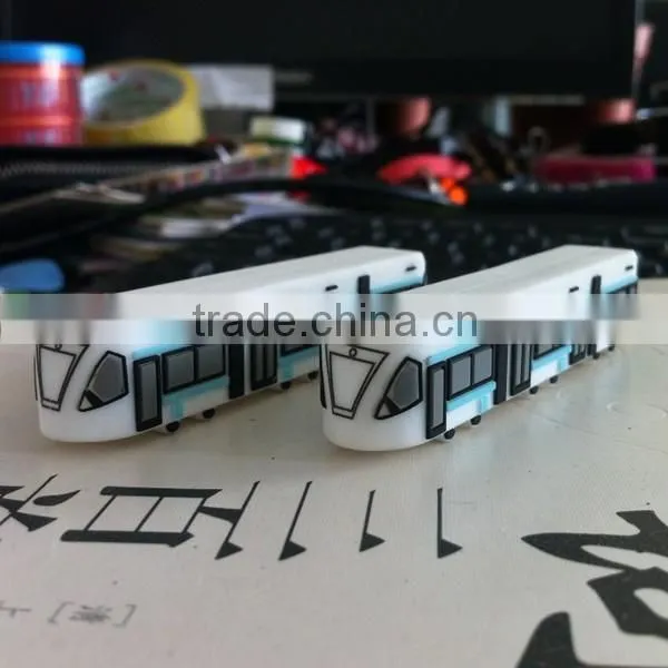 Customized bullet trains shaped personalized fancy keychain