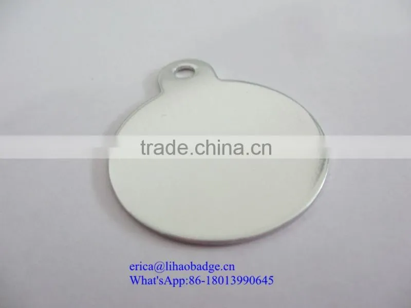 Hot sell ! Printed stainless steel dog tag with clear epoxy