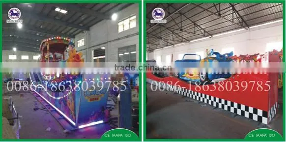 Popular funfair kids rides electric mini flying car