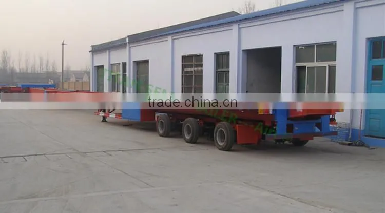 transport wind blade low bed extendable trailer, 43m extendable trailer