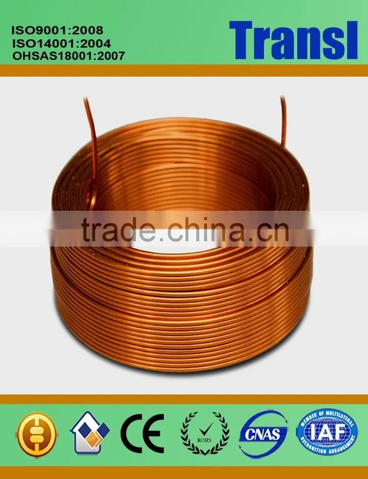 Copper air inductor coil for transformer
