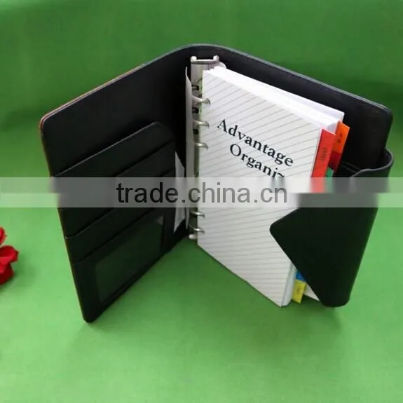 2016 new design leather planner organizer
