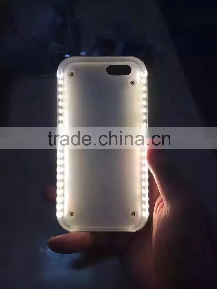 led phone case with power bank as customized personal logo for iphone 6/6s/6+/6s+