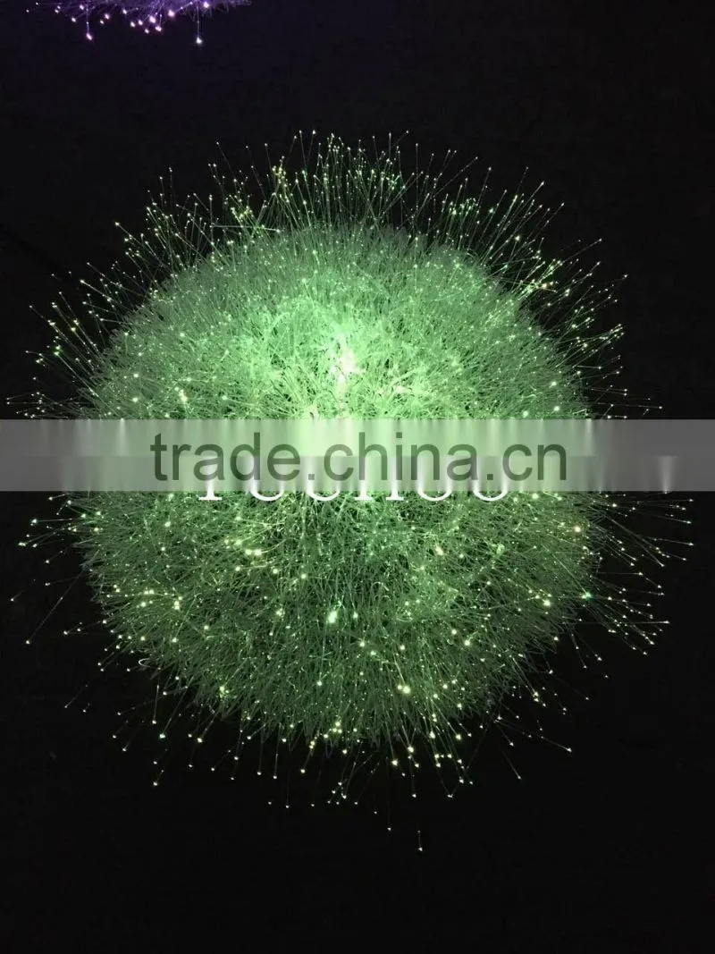 Fiber optic holiday / garden decoration light, fiber optic flower lighting in garden, park