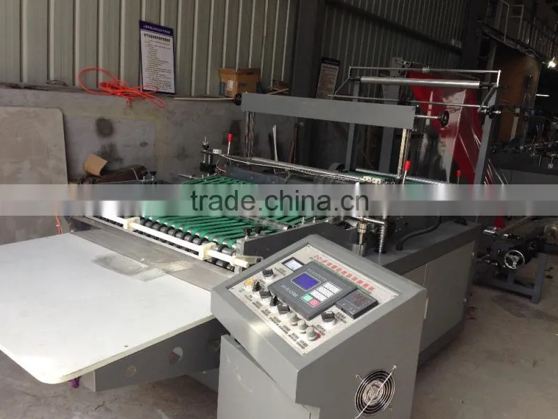 plastic bag making machine/side sealing cloth bag making machine made in Whenzhou