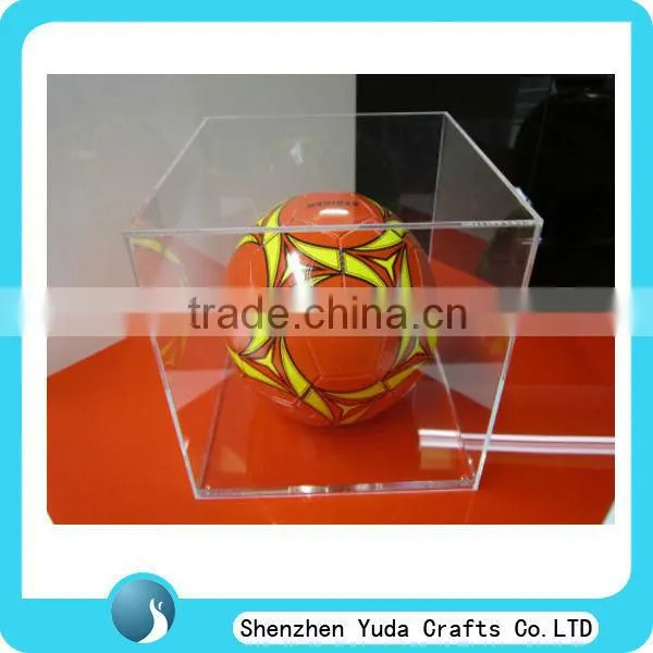 acrylic football box,acrylic soccer ball display case,acrylic football case