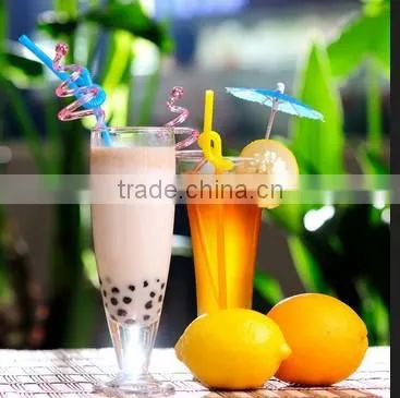 round plastic container for plastic pp bended straw