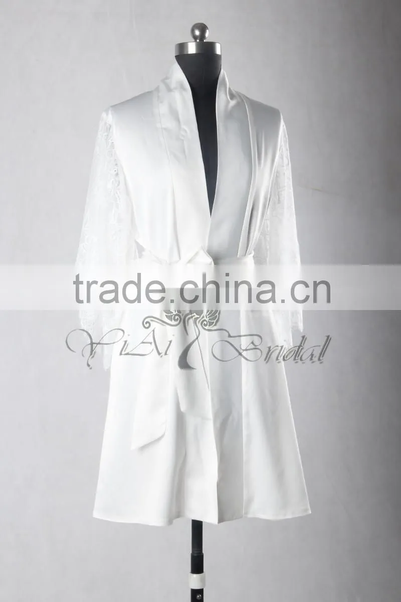 RB006 OEM 2015 wholesale Luxurious silky feel Women's sexy Kimono Robe