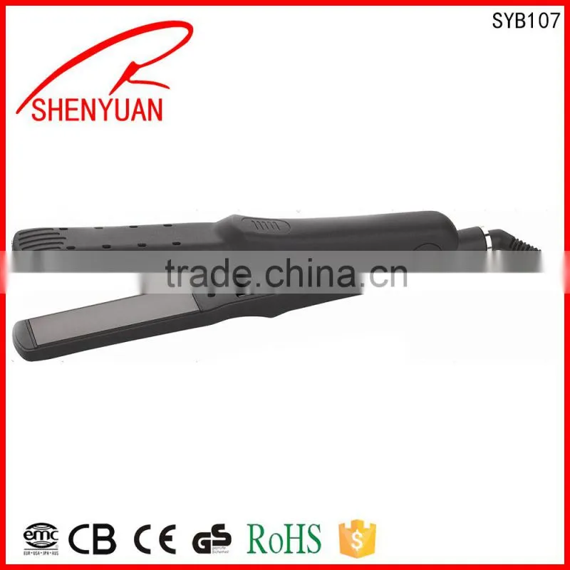 Professional ceramic hair straightener