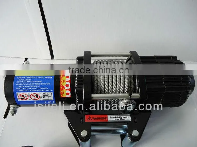 12V 4000LB ATV Electric Winch With Wireless Remote Control Kit